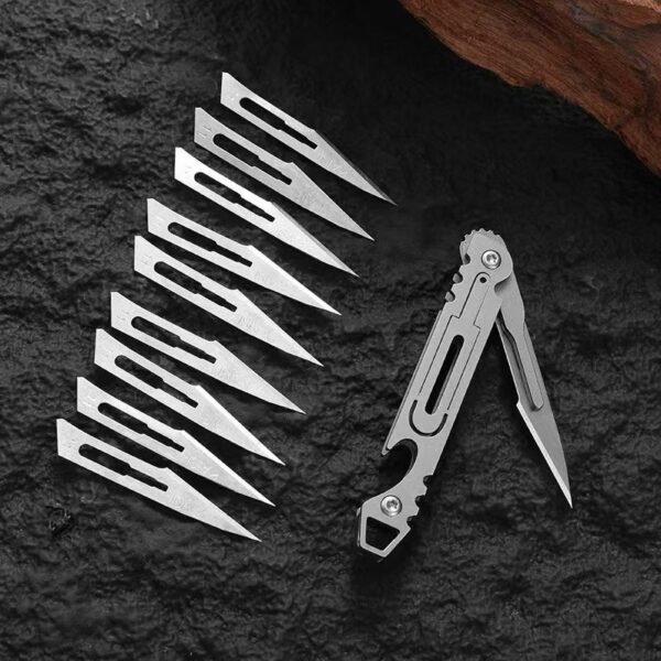 Factory Direct Sales Multi-functional Express Delivery Utility Knife Industrial Metal Foldable Utility Knife
